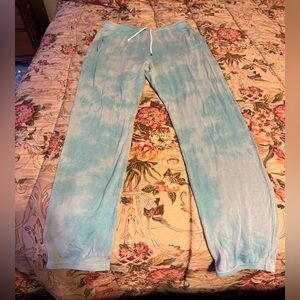 Volcom Lived in Lounge Seafoam Green Tie dye Jogger Pants